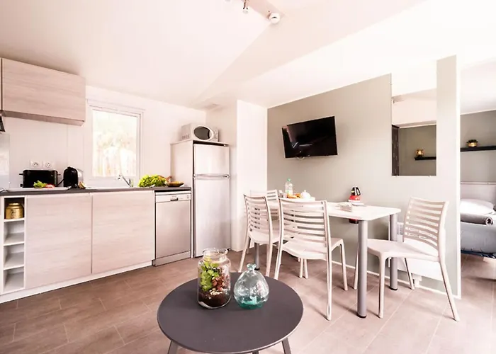 Mobil Confortable Avec Terrasse Pour 6 Personnes - Api-1-52-827 营地